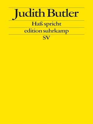 cover image of Haß spricht
